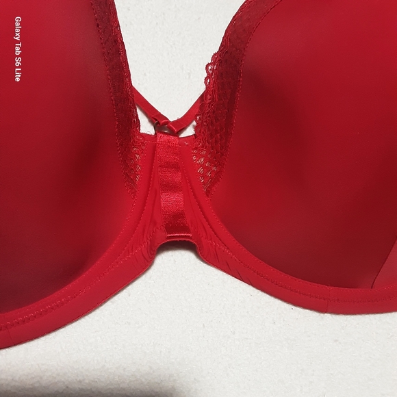 ADOREME BRA Size 38I Red Lace Women's Bra - Picture 5 of 9